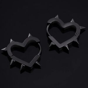 huggie Spiked Earrings